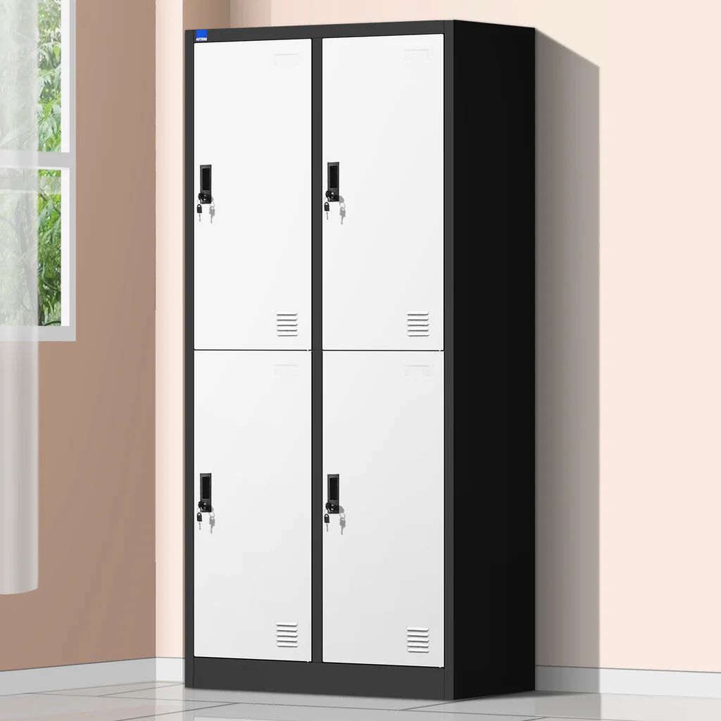Steel Locker 4 Comp with Lock